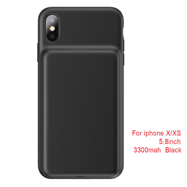 Baseus 3300mAh Power Bank Case Charging For iPhone X/XS XR XS Max Battery Case Charger Case Power Bank Charger Case Mobile Phone