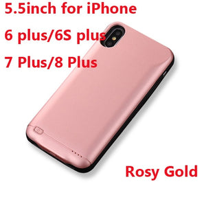 Hot 10000mAh Battery Charger Case For iphone 6 6s 7 8 Plus Power Bank Charging Case For iphone X XS Max XR 6 s Battery Case