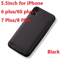 Load image into Gallery viewer, Hot 10000mAh Battery Charger Case For iphone 6 6s 7 8 Plus Power Bank Charging Case For iphone X XS Max XR 6 s Battery Case